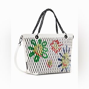 Desigual Arty Pepo Libia Tote Hand Bag Multicolor